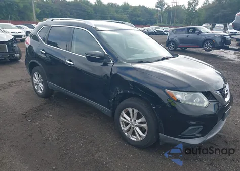 2015 Nissan Rogue Sv z USA, uszkodzony, nr VIN KNMAT2MV0FP520759